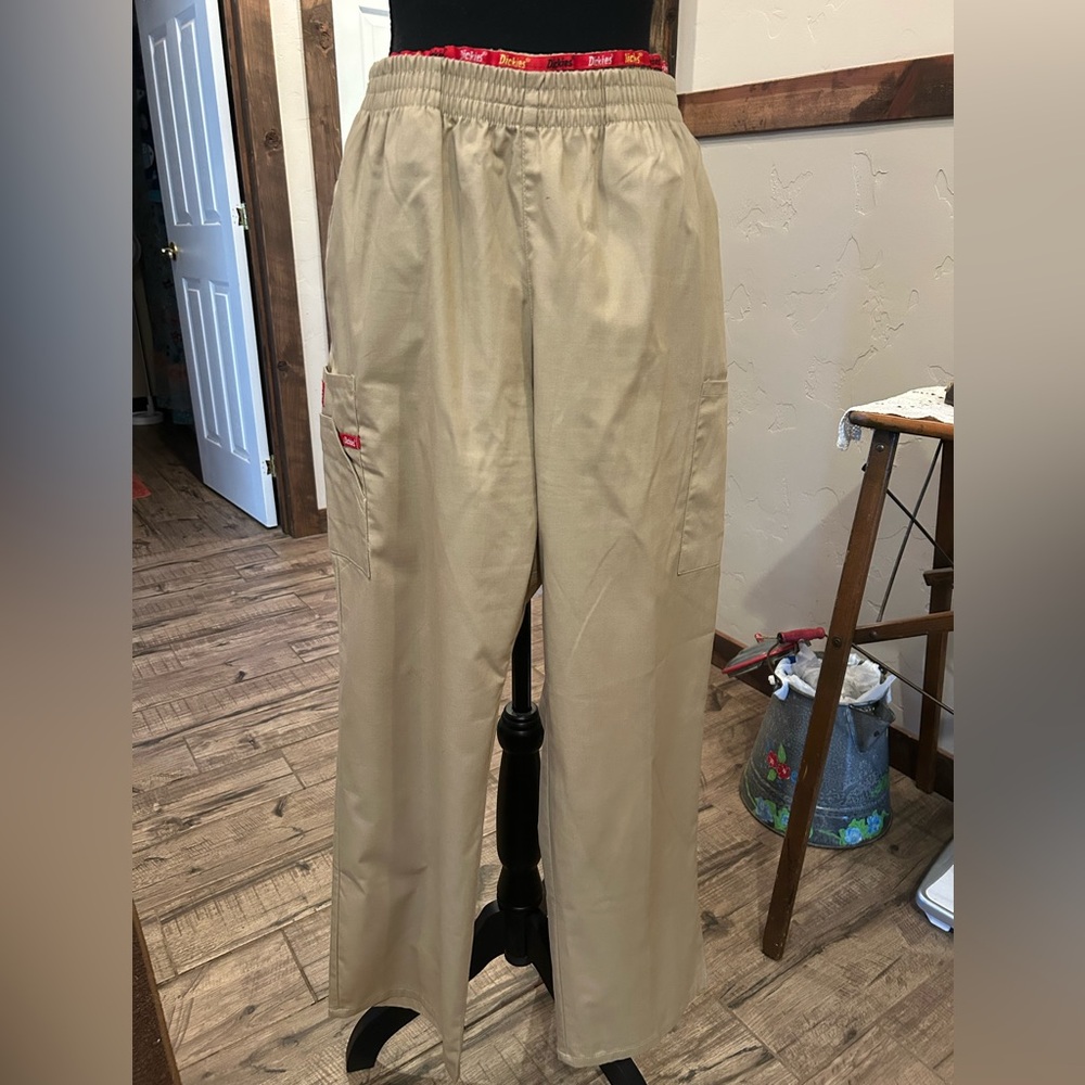 Dickies Tan Scrub Pants Relaxed Fit